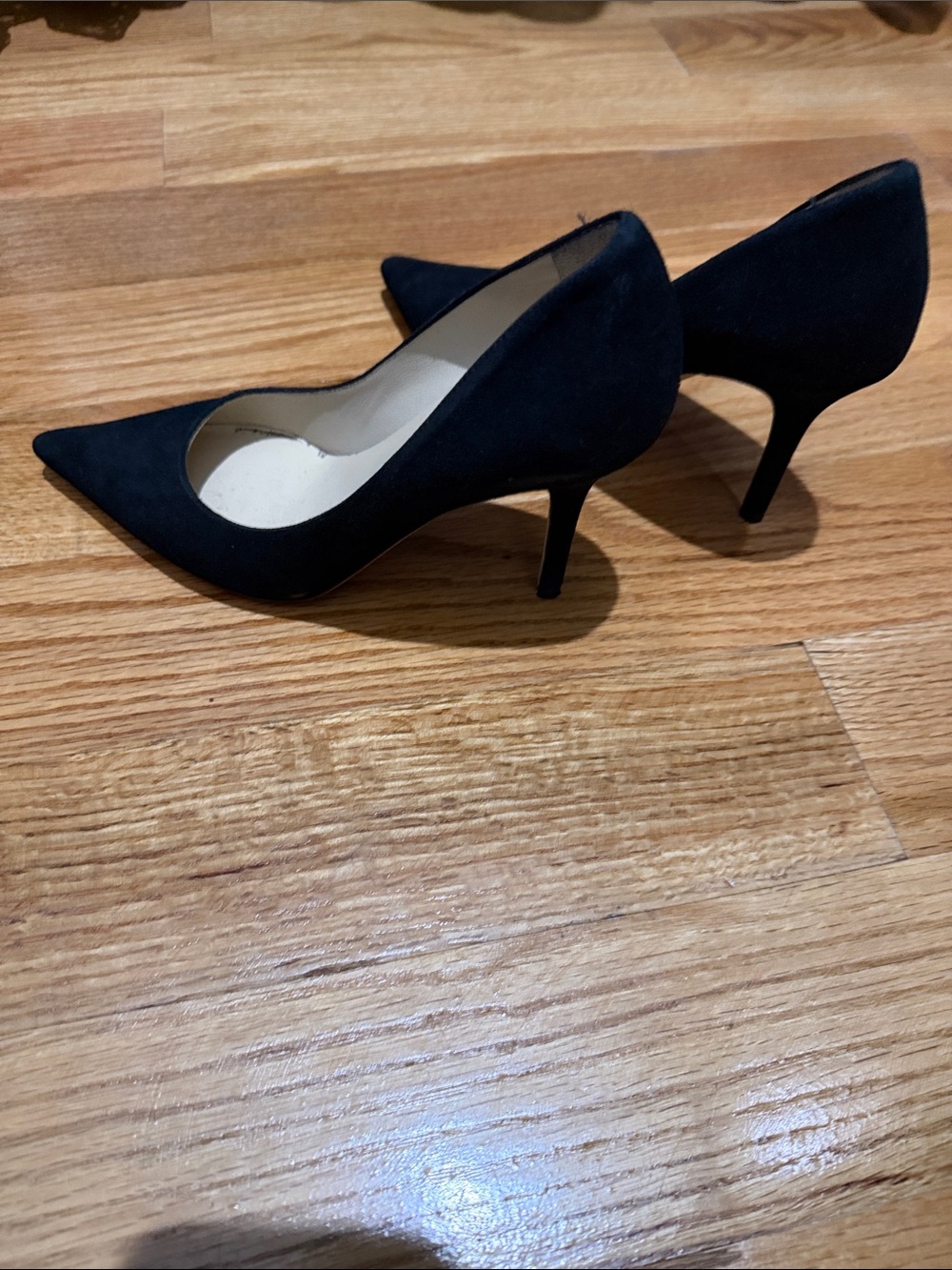 Jimmy Choo Black Suede Pointed Toe Stiletto Pump